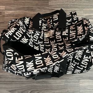 VS Pink Duffel Bag